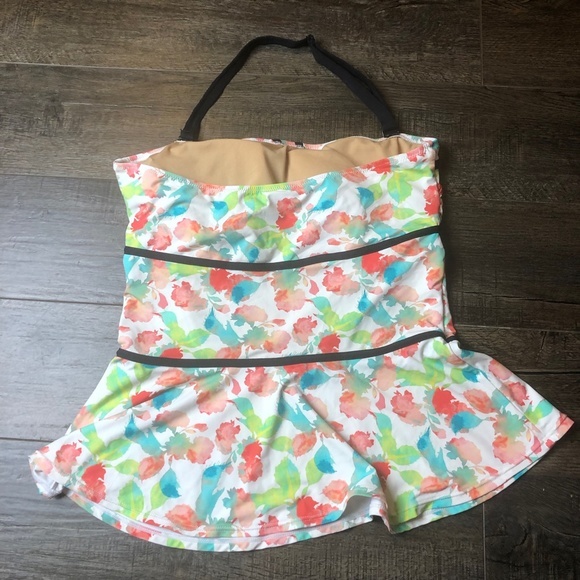 Downeast Tankini Top Halter Swim Suit (size Large) - Picture 2 of 3